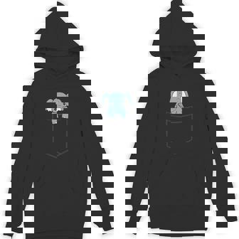 Elephant In The Pocket Cute Pocket Elephant Unisex Hoodie - Monsterry