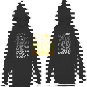 Farm Fresh Produce Retro Vintage Farming Farmer Unisex Hoodie - Monsterry