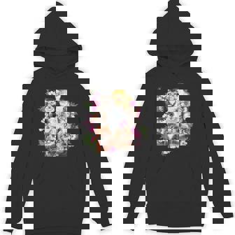 Fluffy Kittens In Garden Of Eden Cat Unisex Hoodie - Monsterry