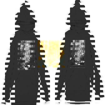 Forest With Golden Leaves Sunlight Hyperealistic Occultism Unisex Hoodie - Monsterry