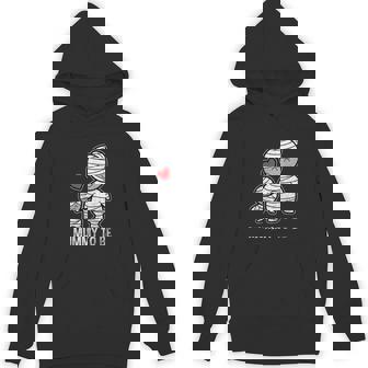 Halloween Pregnancy Announcement Shirt Mummy To Be Mom Boy Unisex Hoodie - Monsterry