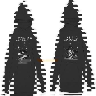 Very Homely Skeleton In Coffin Scary Halloween Cool Spooky Unisex Hoodie - Monsterry