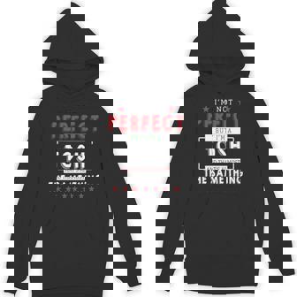 I'm Not Perfect But I'm A Tosh And That's Almost The Same Thing Personalized Last Name Hoodie - Thegiftio