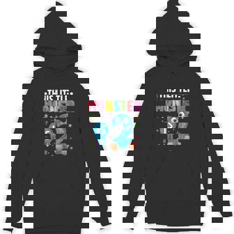 Kids Little Monster Birthday 2 Years Old 2nd B-Day Monster Unisex Hoodie - Monsterry