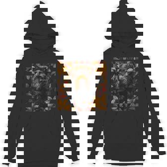 Labrador Leaves Camouflage Illustration Graphic Unisex Hoodie - Monsterry