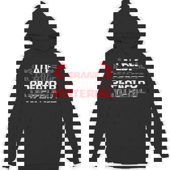 Ladle Crane Operator Job Colleague And Coworker Material Unisex Hoodie - Monsterry