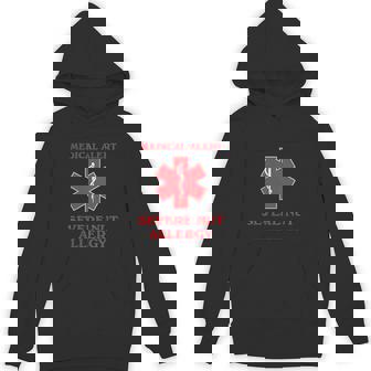 Medical Alert Severe Nut Allergy Awareness Unisex Hoodie - Monsterry