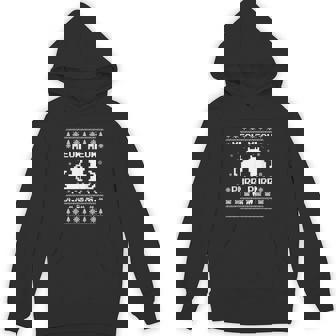Meow Cat Ugly Sweater For A Cat Lover Unisex Hoodie - Monsterry
