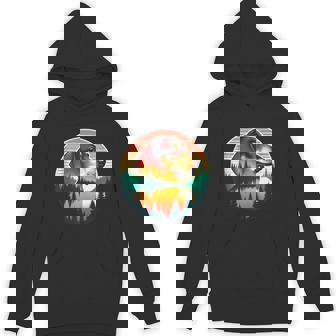 Miniature Dachshund Dog Sunset Retro Style Vintage 80s 70s Tank Top Unisex Hoodie - Monsterry