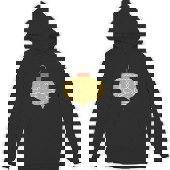 Minimal Christmas Icon Baubles Ball Ornament Unisex Hoodie - Monsterry