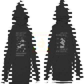 Ok Hand Sign Emoticon Icon Happy Christmas Ugly Shirt Unisex Hoodie - Monsterry