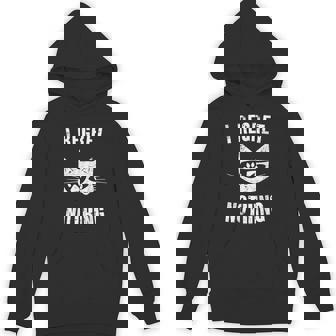 Pirate Cat I Regret Nothing Eye Patch Hook Unisex Hoodie - Monsterry