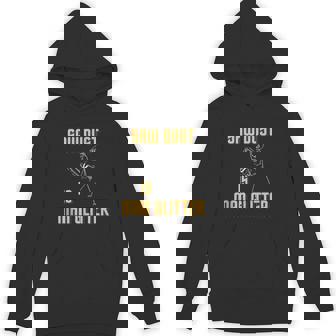Sawdust Is Man Glitters Chainsaw Tree Cutting Men Fun Tank Top Unisex Hoodie - Monsterry
