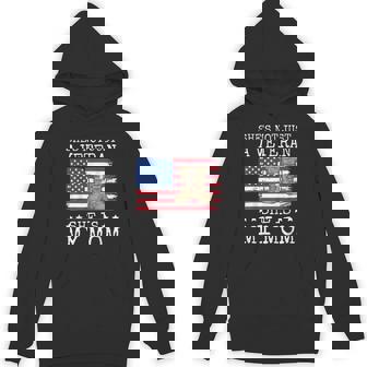 She's Not Just A Veteran She Is My Mom Happy Veterans Day Unisex Hoodie - Monsterry
