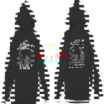Simple Halloween Costume Elephant Pretend I'm An Elephant Unisex Hoodie - Monsterry