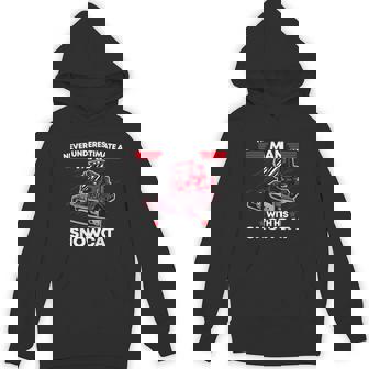 Snowcat Man Dad Groomer Cool Winter Sports US Flag Unisex Hoodie - Monsterry
