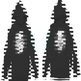 Spooky Steam Punk Ghost Scary Zombie Top Hat Halloween Premium Unisex Hoodie - Monsterry