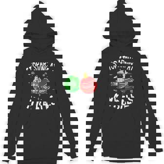 Stop Staring At My Balls Xmas Ornament Christmas Unisex Hoodie - Monsterry