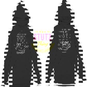 Stutz Personalized Name Name Print S With Name Stutz 2 Hoodie - Thegiftio UK
