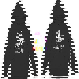 Unicorn Chrismas Bad Monday Emotions Tank Top Unisex Hoodie - Monsterry