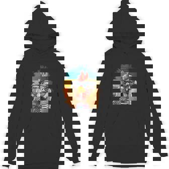Vintage Cool Chicken Beer Can Unisex Hoodie - Monsterry