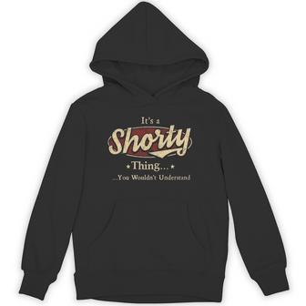 Shorty Personalized Name Name Print S With Name Shorty Hoodie - Thegiftio UK