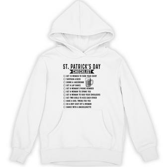 Bachelor Party Checklist Shirt Men Groomsmen Bachelorette Unisex Hoodie - Monsterry