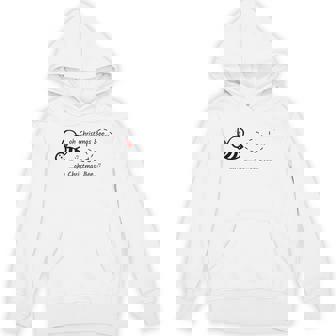 Christmas Bee Winter Holiday Pun Beekeeper Doodle Tank Top Unisex Hoodie - Monsterry