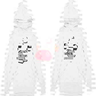Cute Pig Animal Face Disguise Costume Swine Easy Halloween Unisex Hoodie - Monsterry