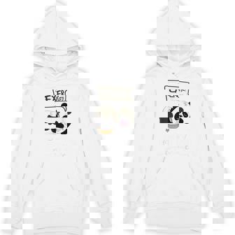 Exercise I Thought You Said Extra Rice Sleepy Panda Unisex Hoodie - Monsterry
