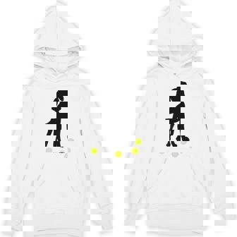 Foxhound Puppy Dog Plays With Tennis Balls Owner Unisex Hoodie - Monsterry