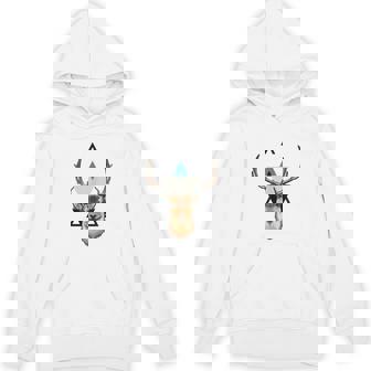 Hipster Geometric Deer Cool Hobbies Hunting Hunter Tank Top Unisex Hoodie - Monsterry