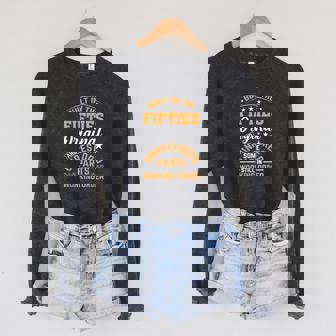 Built In The Fifties Built In The 50S Birthday Sponge Fleece Raglan Crewneck Sweatshirt - Monsterry