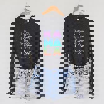 Kamala Harris Lgbtq Pride Gay Rights Sponge Fleece Raglan Crewneck Sweatshirt - Monsterry