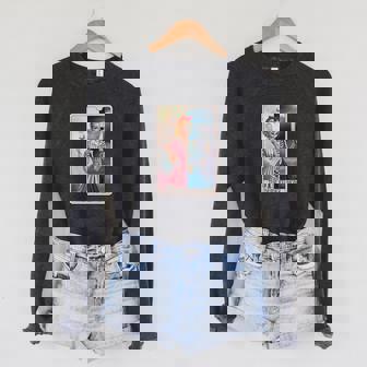 The Unhinged Mom Skeleton Mom Sponge Fleece Raglan Crewneck Sweatshirt - Monsterry