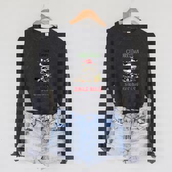 If I Had Anymore Xmas Spirit I'd Be Shitting Jingle Bells Raglan Sleeve Sweatshirt - Monsterry