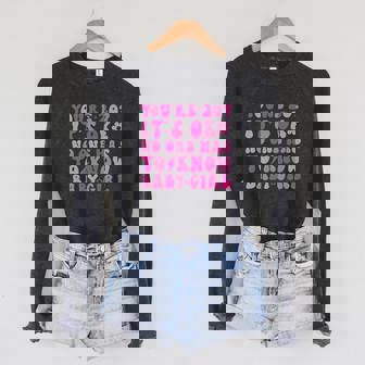 You're 20 It's Ok No One Has To Know Baby Girl Sponge Fleece Raglan Crewneck Sweatshirt - Monsterry