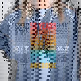 50Th Birthday Old Meter 50 Year Old Comfort Colors Sweatshirt - Monsterry