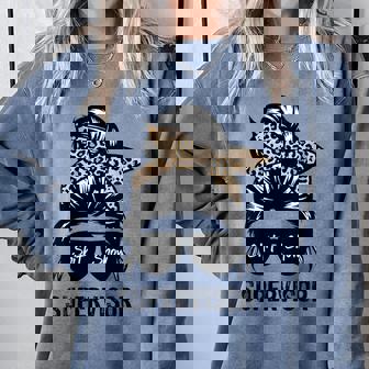 Cool SHIT Show Supervisor Hilarious Vintage For Adults Comfort Colors Sweatshirt - Monsterry