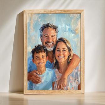 Family Oil Painting Portrait – Classic Custom Wall Decoration | Familywalldecor