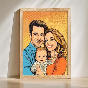 Family Pop Art Portrait – Dynamic And Fun Personalized Home Decor | Familywalldecor