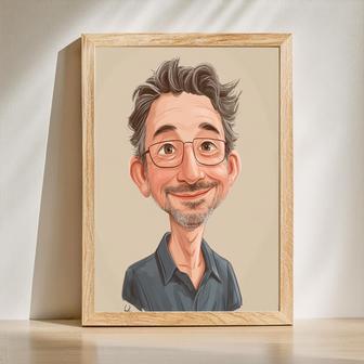 Uncle Caricature Portrait – Creative Personalized Family Gift | Familywalldecor