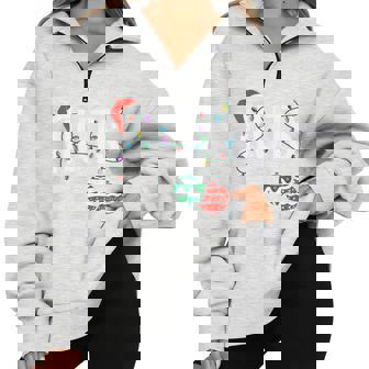 Chest Nuts Christmas Shirt Matching Couple Chestnuts Half Zip Oversized Sweatshirt - Monsterry