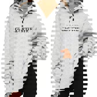 Galentine Gang Anti Valentine´s Day Feminist Half Zip Oversized Sweatshirt - Monsterry