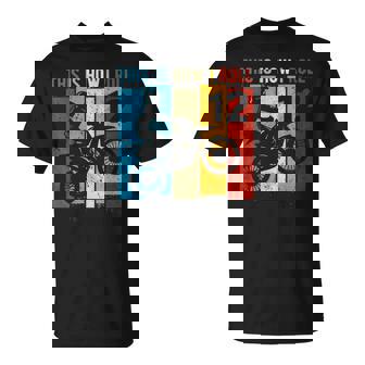 12 Year Old Birthday Boy Motocross 12Th Birthday Dirt Bike T-Shirt - Monsterry