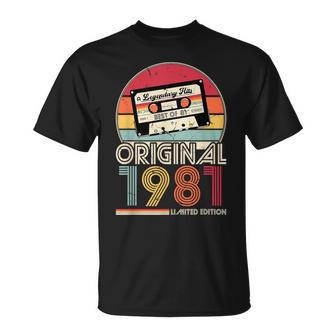 1981Intage Birthday Retrointage T-Shirt - Geschenkecke