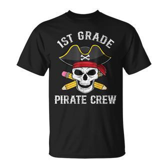 1St Grade Teachers First Day School Pirate Back To School T-Shirt | Seseable UK