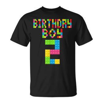 2 Geburtstag 2 Jahre Alter Junge Bausteine Bricks Boys T-Shirt - Geschenkecke