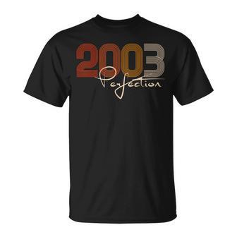 20 Años Chica Chico 2003 Cumpleaños 20 Edition Limitada 2003 Camiseta unisex - Regaloses