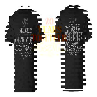 20 Años Juntos Sr & Señora Pareja Divertida 20 Aniversario Camiseta unisex - Regaloses